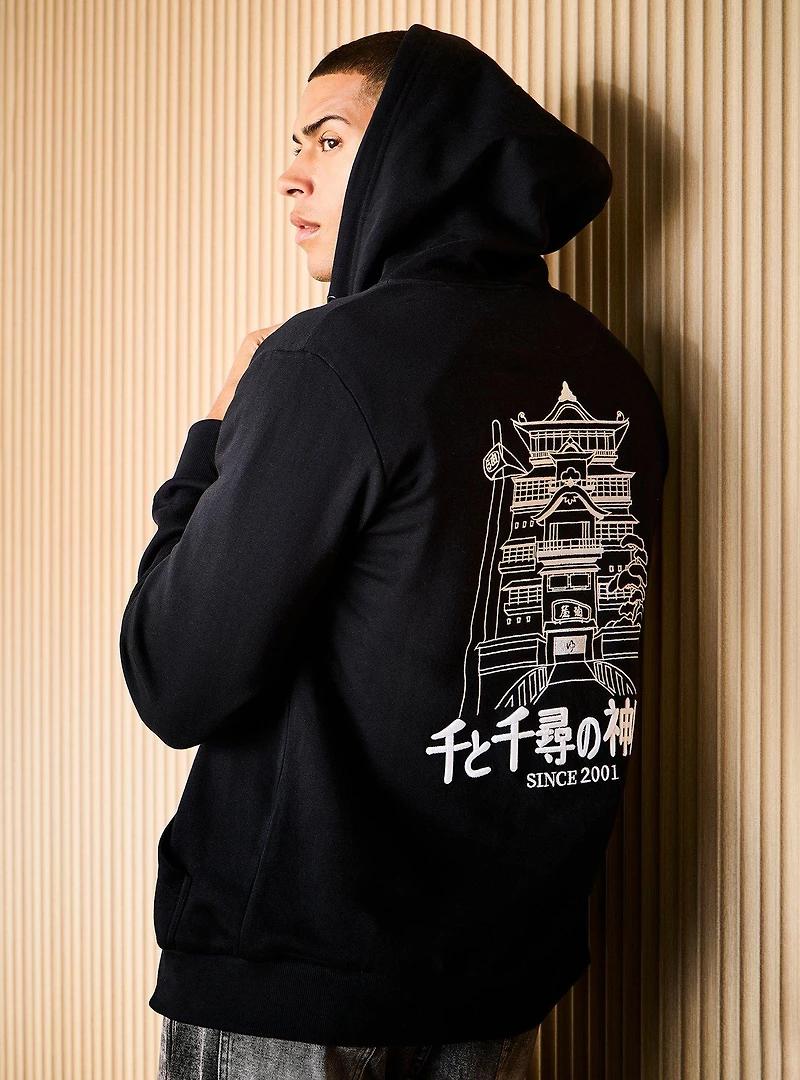 Studio Ghibli® Spirited Away No-Face Embroidered Hoodie - BoxLunch Exclusive