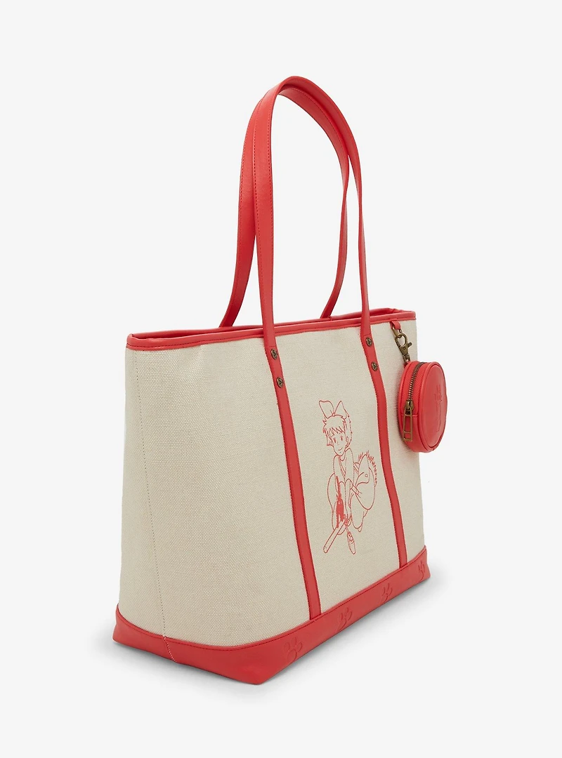 Studio Ghibli® Kiki's Delivery Service Kiki Sketch Tote Bag with Coin Purse - BoxLunch Exclusive