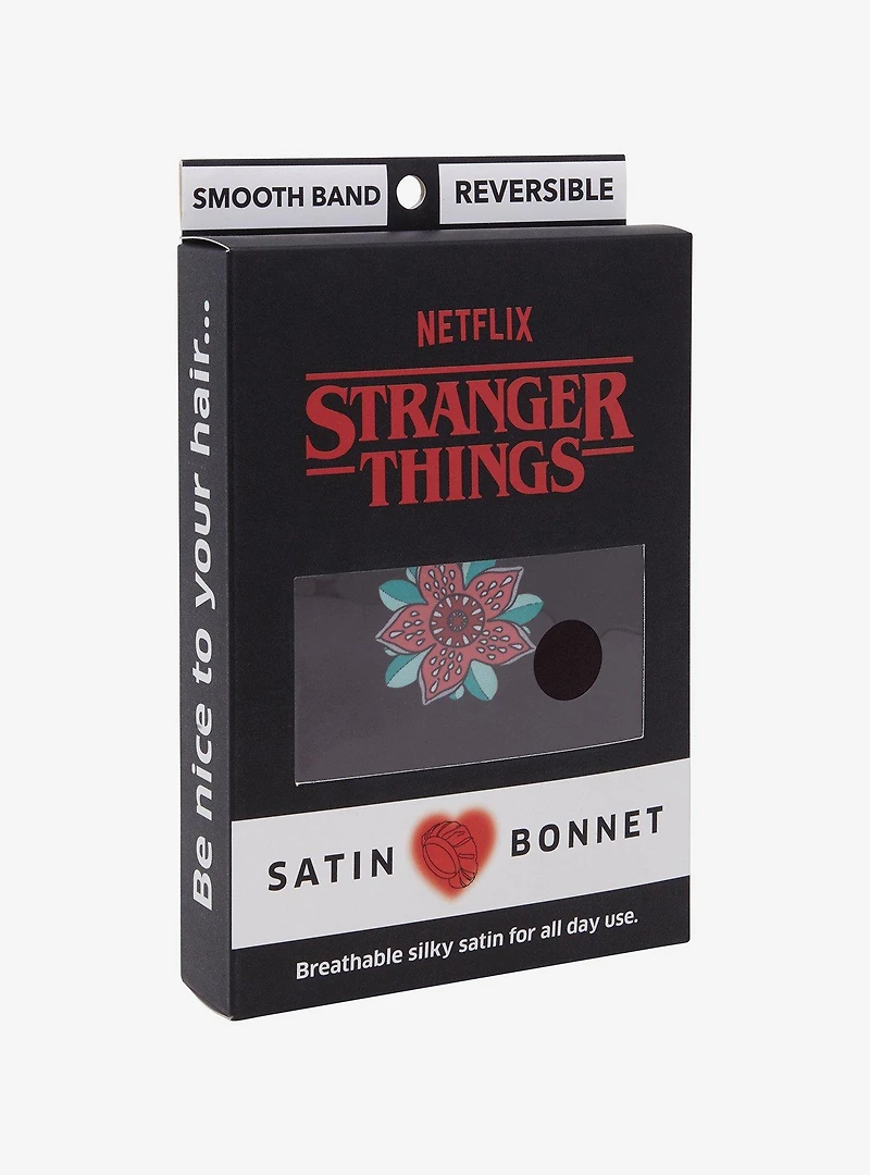 Stranger Things Demogorgon Reversible Satin Bonnet — BoxLunch Exclusive