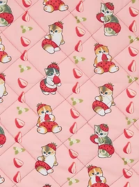 mofusand Strawberry Cats Women's Plus Quilted Vest - BoxLunch Exclusive