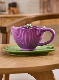 Disney The Princess and the Frog Water Lily Ray Peek-A-Boo Teacup with Saucer - BoxLunch Exclusive