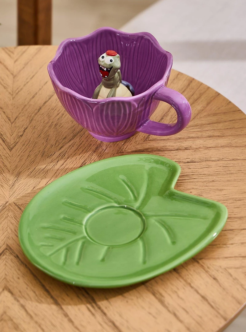 Disney The Princess and the Frog Water Lily Ray Peek-A-Boo Teacup with Saucer - BoxLunch Exclusive