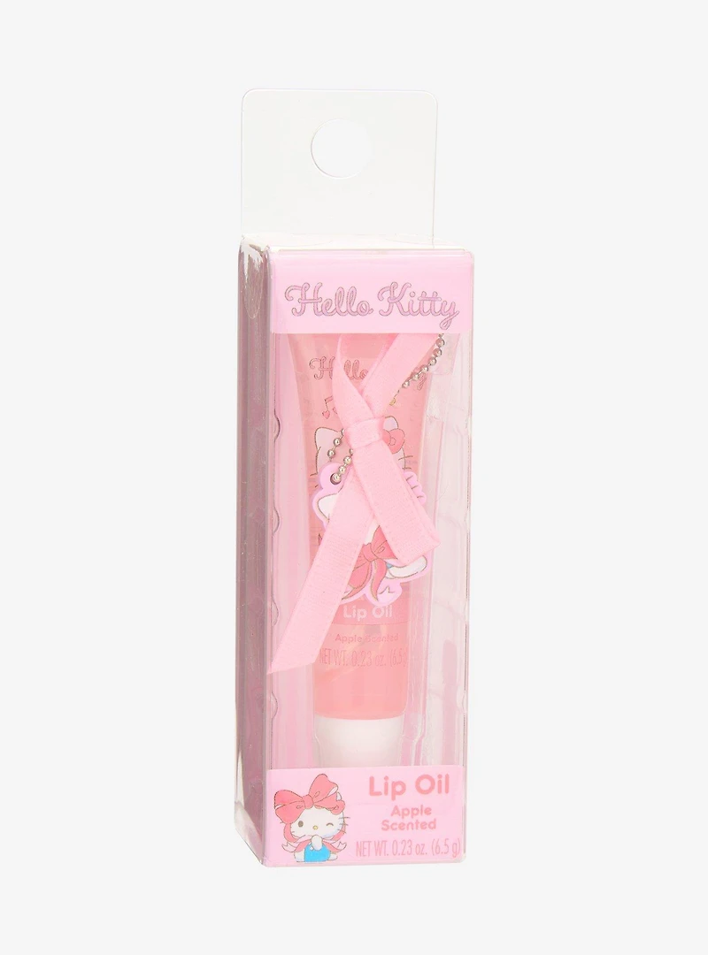 Sanrio Hello Kitty Apple Scented Lip Oil with Keychain - BoxLunch Exclusive