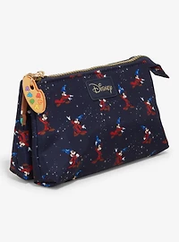 Disney Fantasia Sorcerer Mickey Allover Print Cosmetic Bag - BoxLunch Exclusive