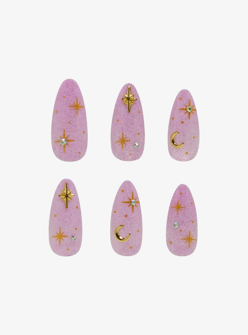 Purple Moon Faux Nails — BoxLunch Exclusive