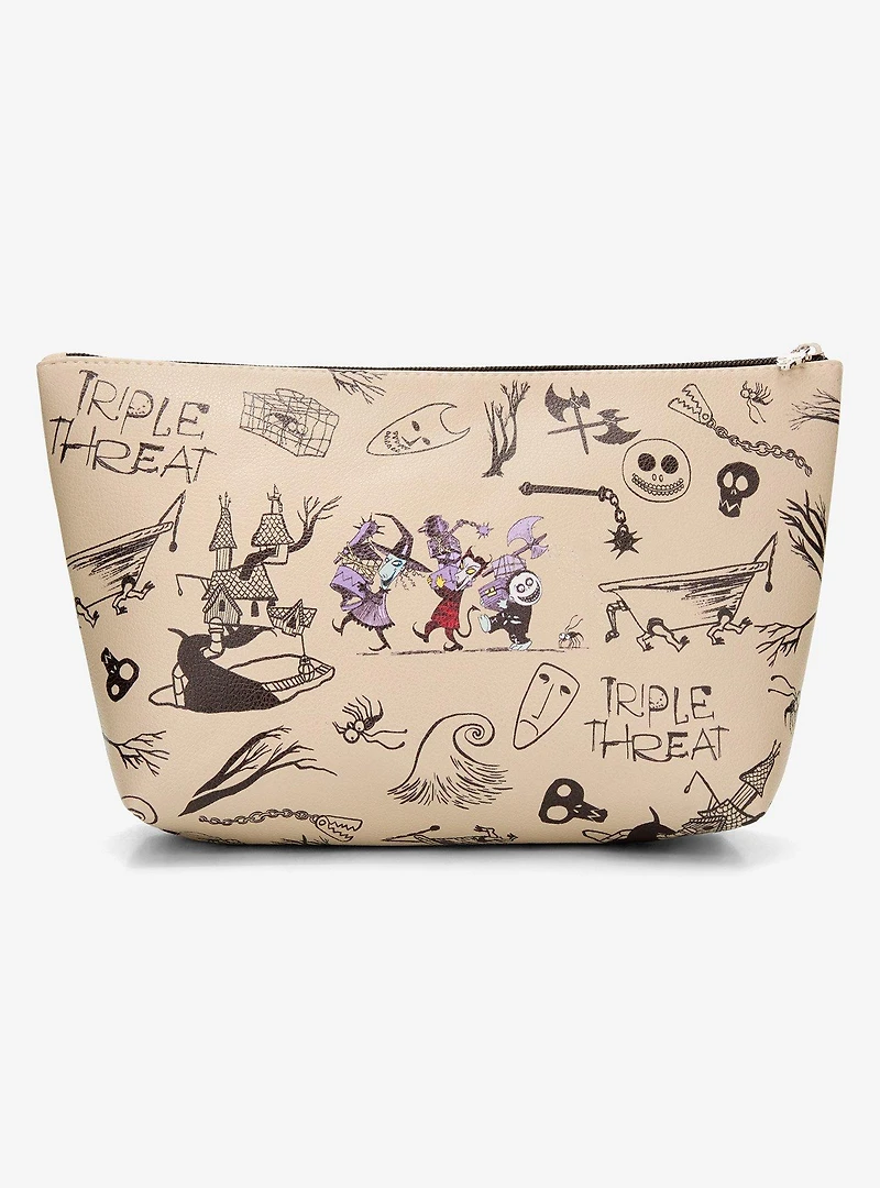 Disney The Nightmare Before Christmas Lock, Shock, & Barrel Cosmetic Bag - BoxLunch Exclusive