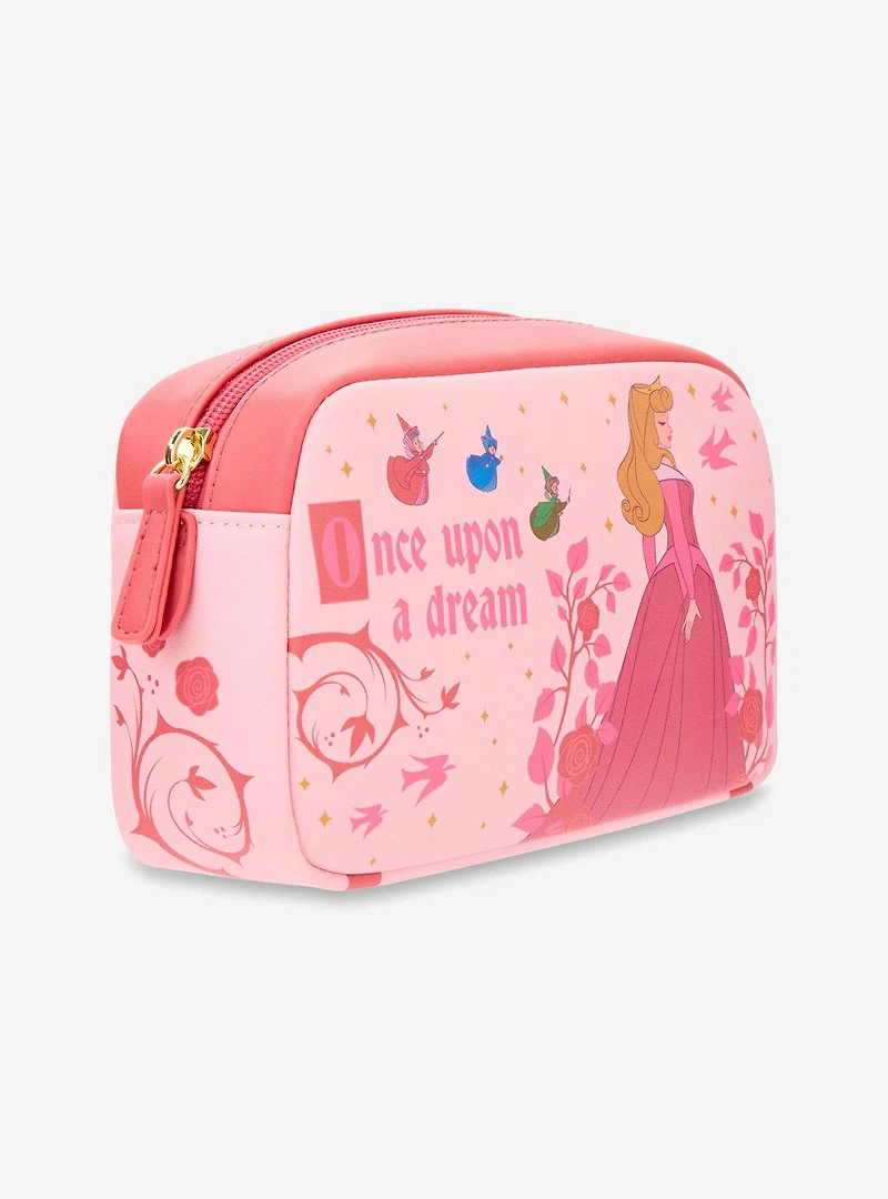 Loungefly Disney Sleeping Beauty Aurora Floral Cosmetic Bag - BoxLunch Exclusive