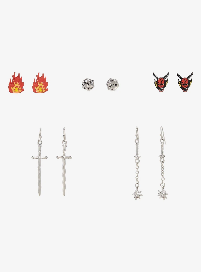 Stranger Things Hellfire Club Icons Earring Set - BoxLunch Exclusive