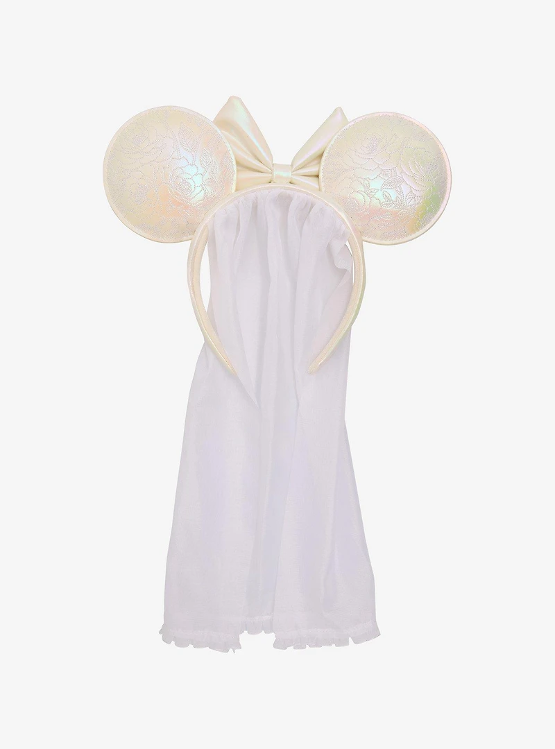 Loungefly Disney Minnie Mouse Wedding Veil Ears — BoxLunch Exclusive