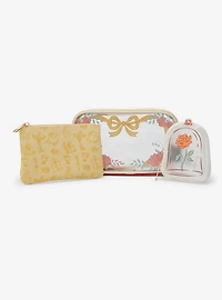 Disney Beauty and The Beast Icons Cosmetic Bag Set - BoxLunch Exclusive