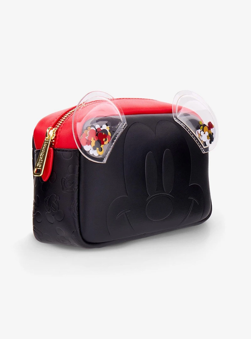 Loungefly Disney Mickey Mouse Confetti Cosmetic Bag — BoxLunch Exclusive
