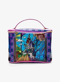 Disney Beauty and the Beast Stained Glass Cosmetic Case — BoxLunch Exclusive