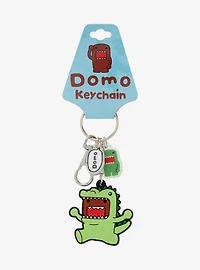 Domo Dinosaur Outfit Allover Print Keychain