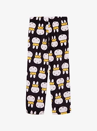 Miffy Crown Allover Print Plush Plus Sleep Pants — BoxLunch Exclusive