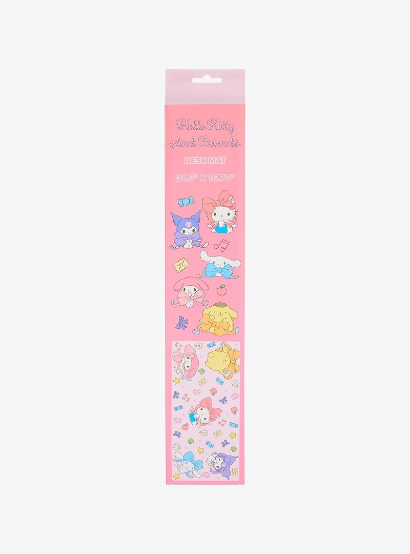 Sanrio Hello Kitty and Friends Bows Allover Print Desk Mat - BoxLunch Exclusive