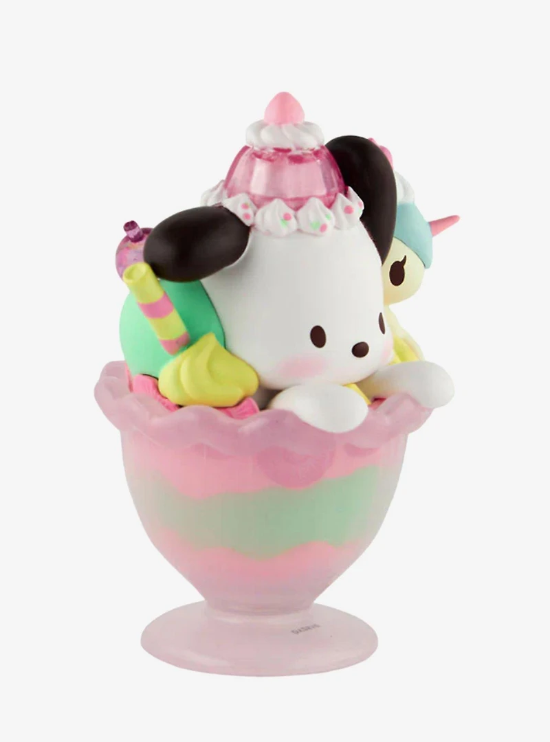 tokidoki x Hello Kitty and Friends Pochacco Pink Unicorno Sundae Limited Edition Figure