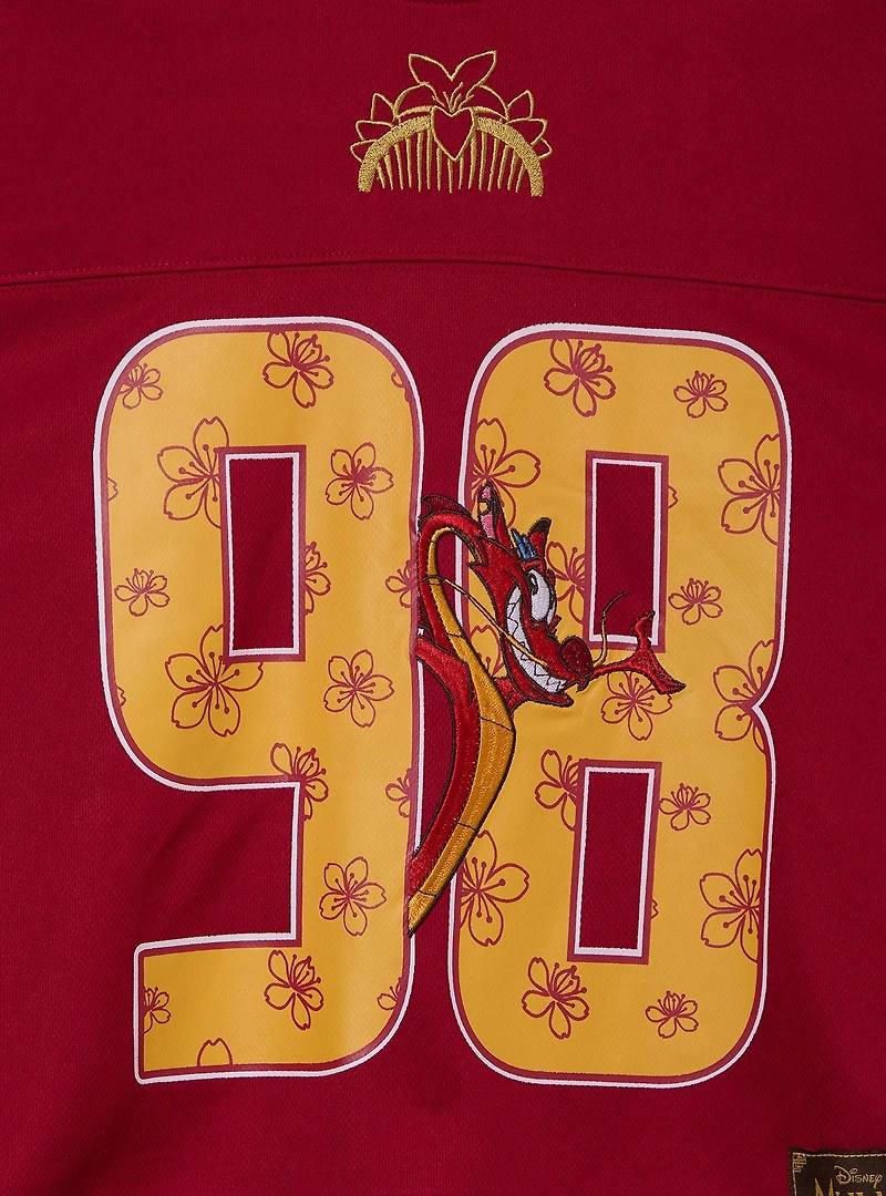 Disney Mulan Mushu Women's Cropped Football Jersey — BoxLunch Exclusive