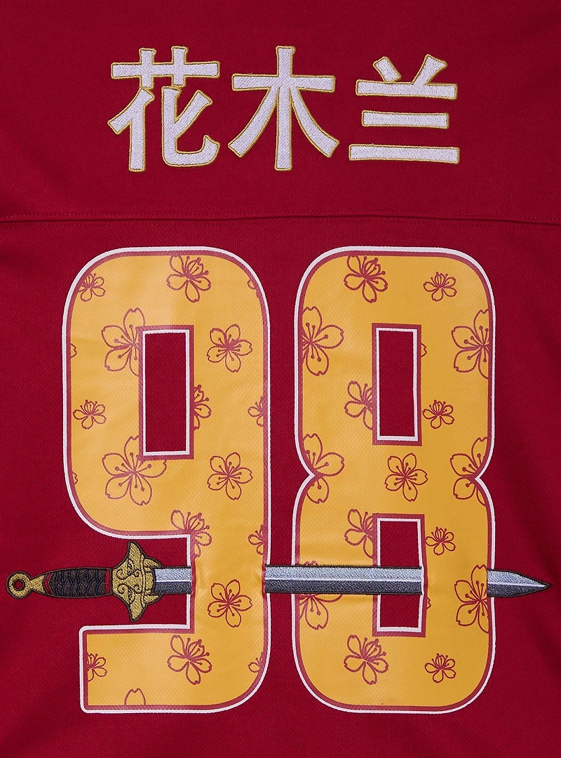 Disney Mulan Mushu Women's Cropped Football Jersey — BoxLunch Exclusive