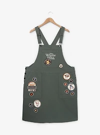 Disney Winnie the Pooh Badges Women's Plus Overall Dress — BoxLunch Exclusive