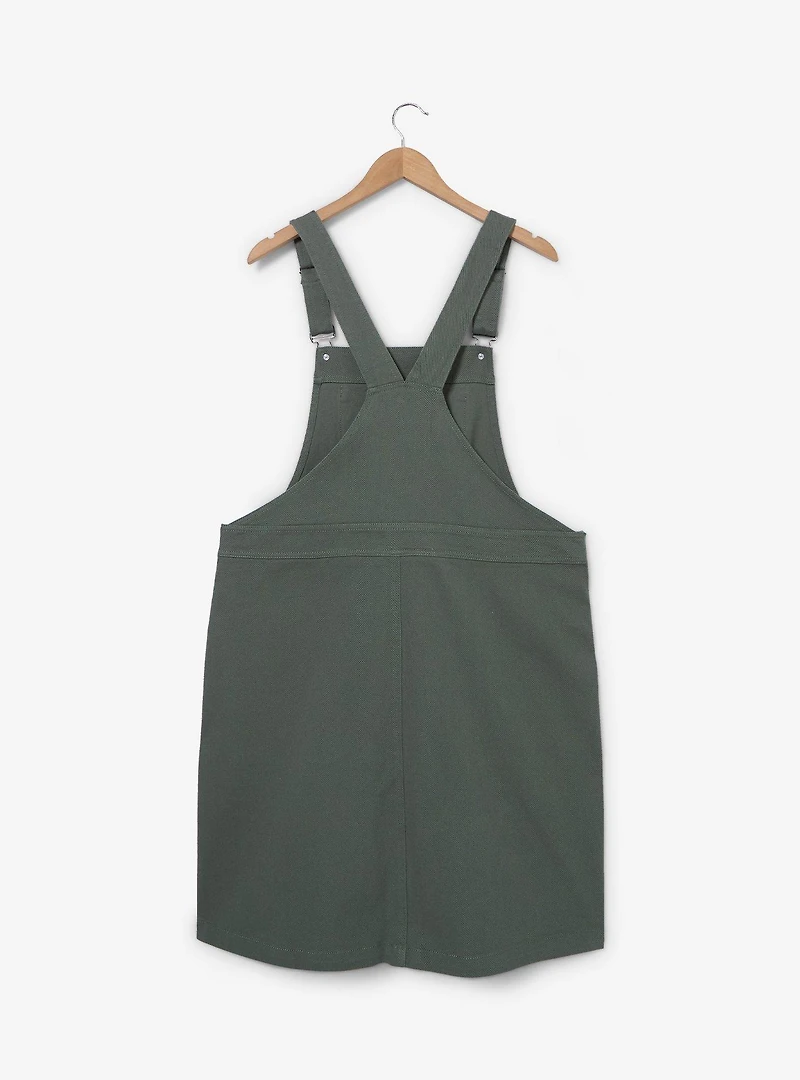 Disney Winnie the Pooh Badges Women's Plus Overall Dress — BoxLunch Exclusive