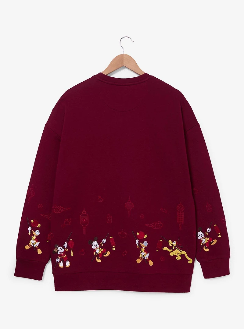 Disney Mickey and Friends Chinese New Year Crewneck — BoxLunch Exclusive