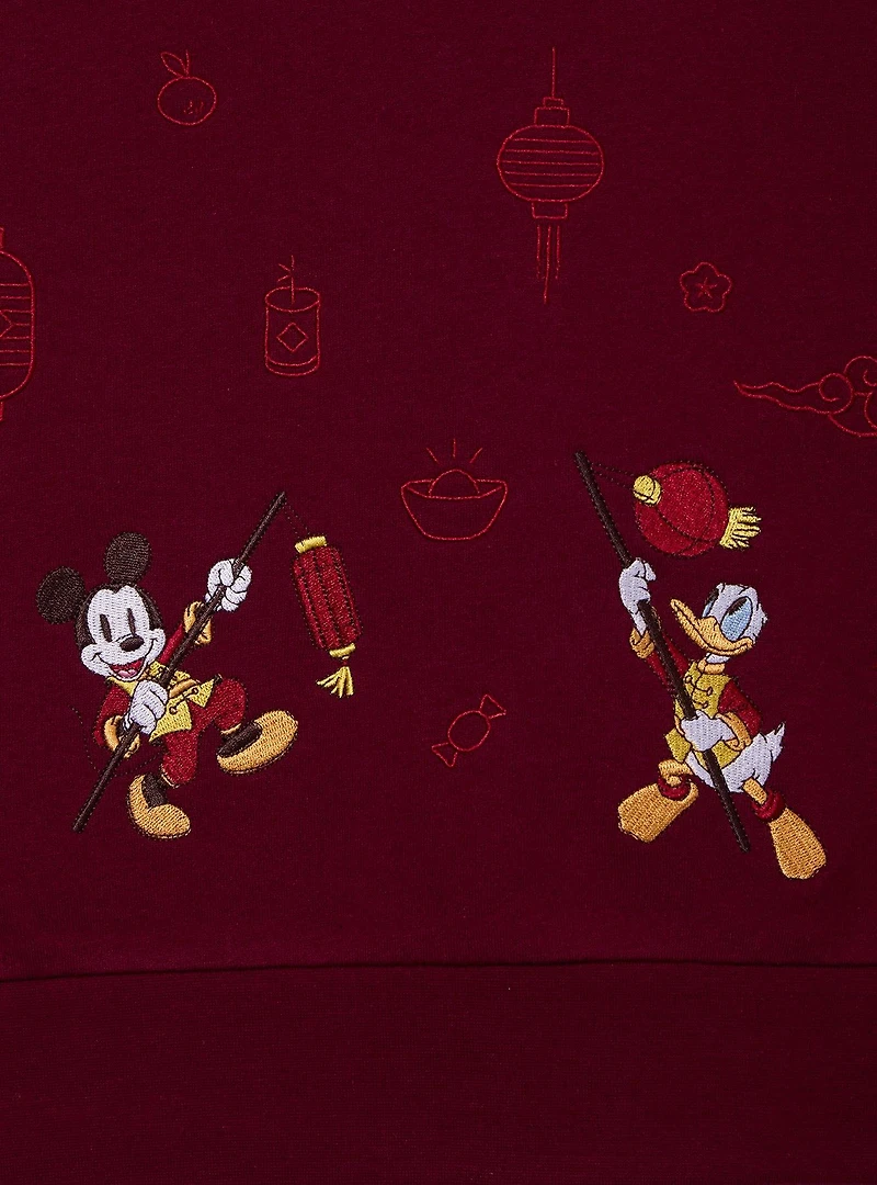Disney Mickey and Friends Chinese New Year Crewneck — BoxLunch Exclusive
