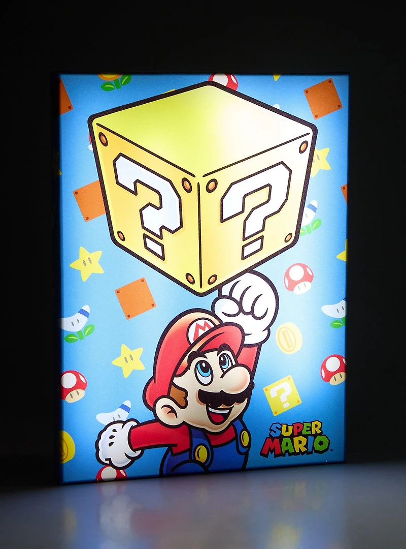 Nintendo Super Mario Bros. Light Up Wall Art