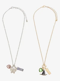 Wicked Glinda & Elphaba Charm Bestie Necklace Set - BoxLunch Exclusive