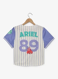 Disney Princess Ariel Women's Cropped Baseball Jersey — BoxLunch Exclusive