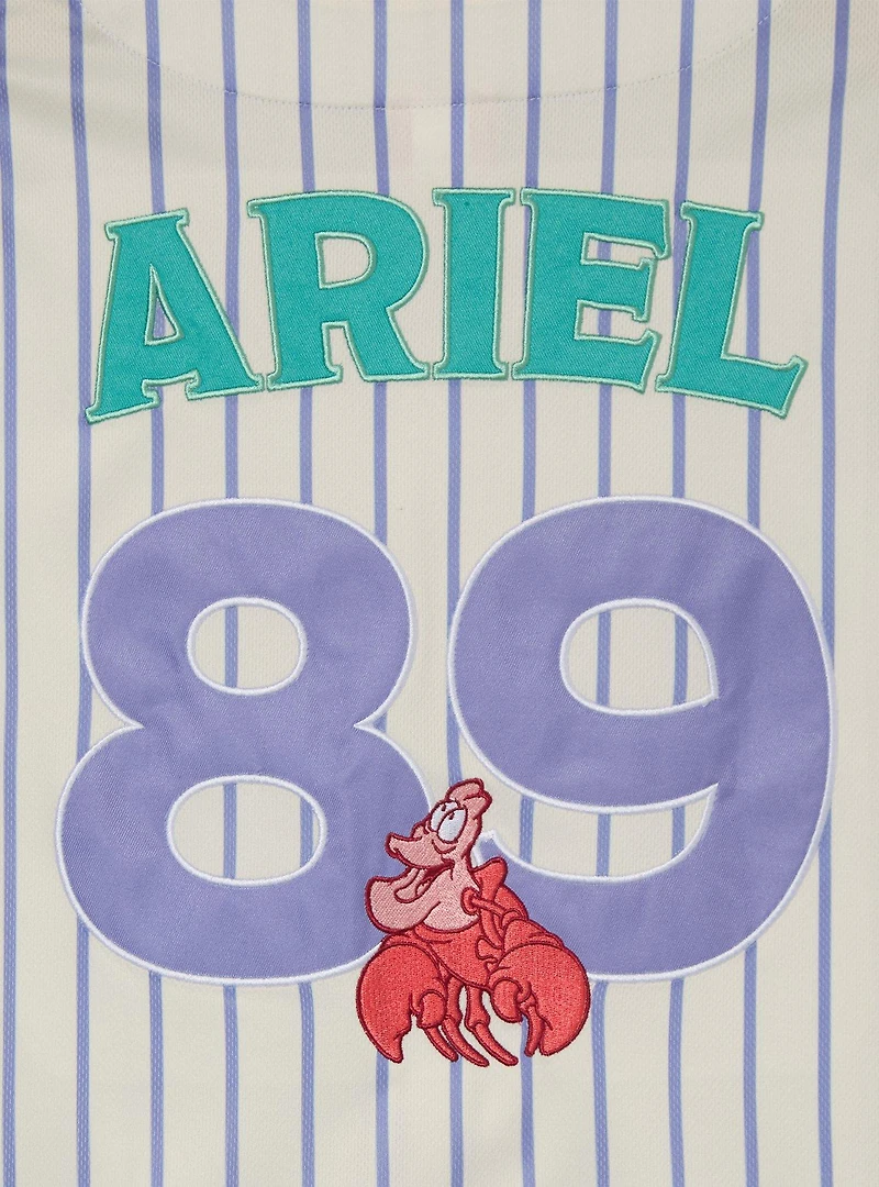 Disney Princess Ariel Women's Cropped Baseball Jersey — BoxLunch Exclusive