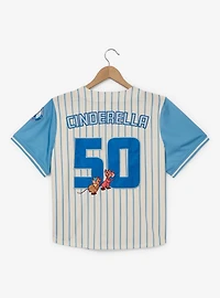 Disney Princess Cinderella Women's Plus Cropped Baseball Jersey — BoxLunch Exclusive