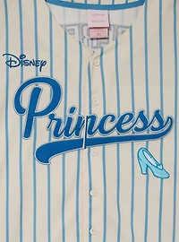 Disney Princess Cinderella Women's Plus Cropped Baseball Jersey — BoxLunch Exclusive