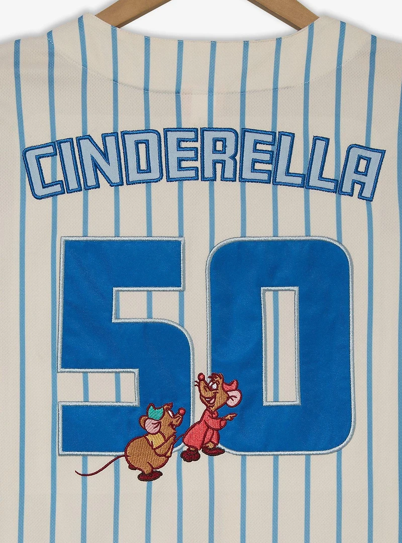 Disney Princess Cinderella Women's Plus Cropped Baseball Jersey — BoxLunch Exclusive