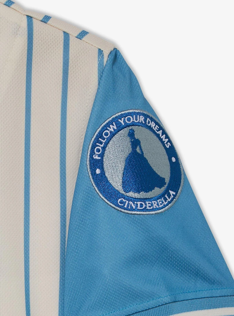 Disney Princess Cinderella Women's Plus Cropped Baseball Jersey — BoxLunch Exclusive