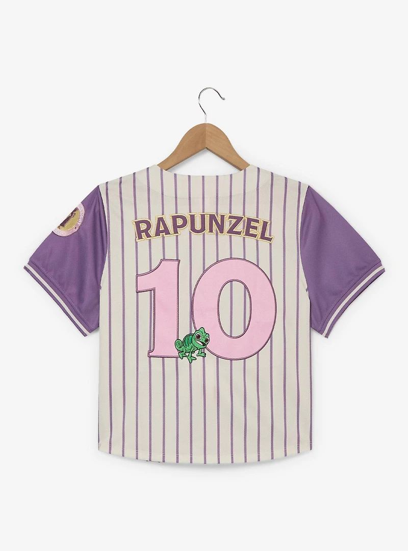 Disney Princess Rapunzel Women's Cropped Baseball Jersey — BoxLunch Exclusive