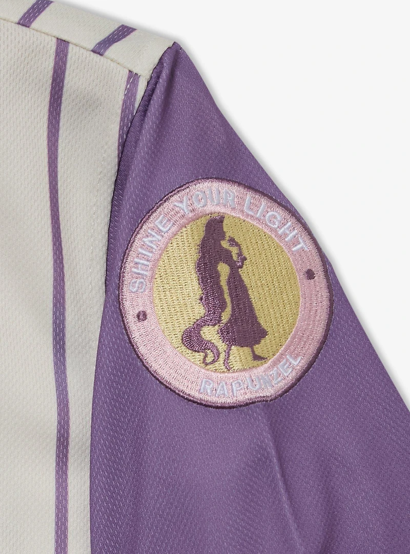 Disney Princess Rapunzel Women's Cropped Baseball Jersey — BoxLunch Exclusive