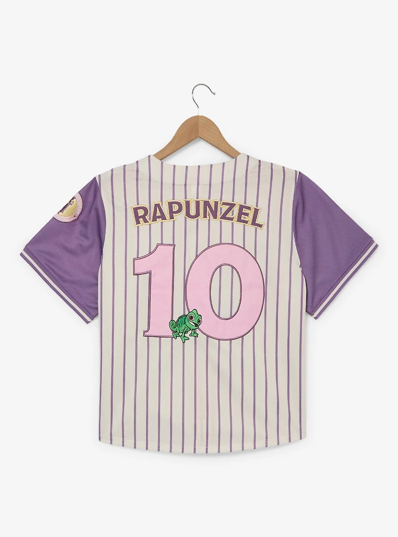 Disney Princess Rapunzel Women's Plus Cropped Baseball Jersey — BoxLunch Exclusive