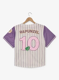 Disney Princess Rapunzel Women's Plus Cropped Baseball Jersey — BoxLunch Exclusive