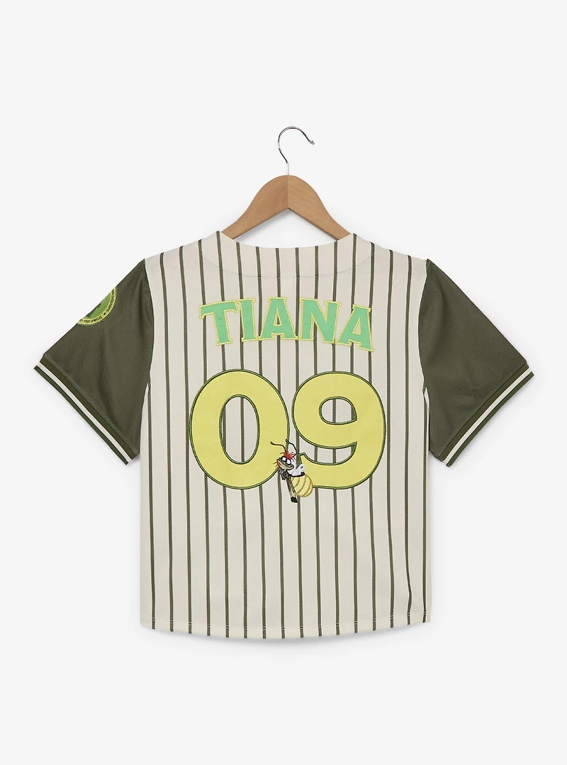 Disney Princess Tiana Women's Cropped Baseball Jersey — BoxLunch Exclusive