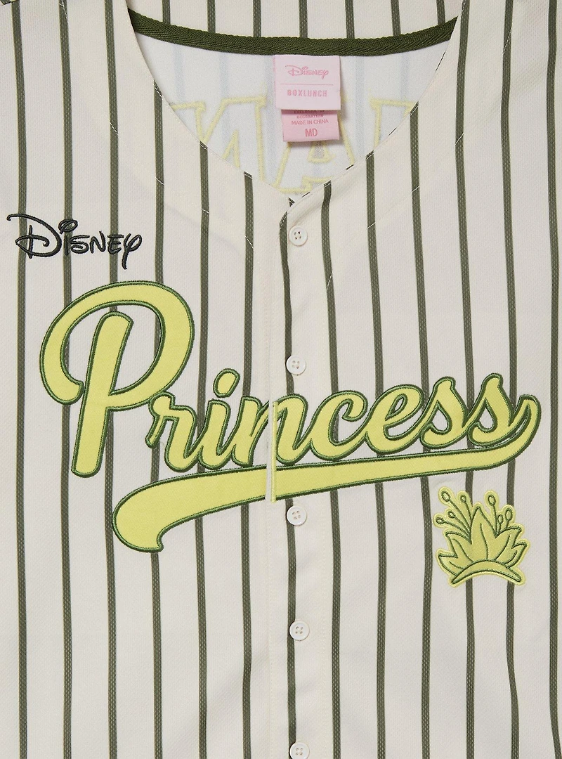 Disney Princess Tiana Women's Plus Cropped Baseball Jersey — BoxLunch Exclusive
