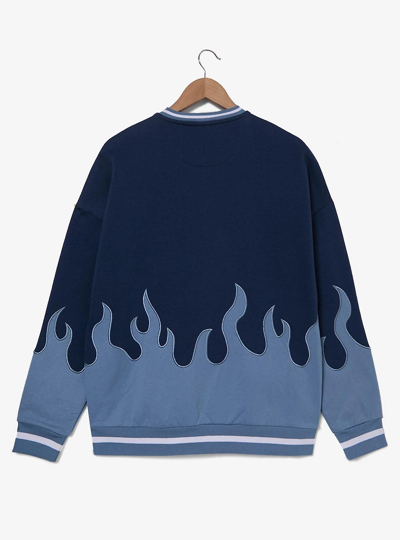 Dreamworks How To Train Your Dragon Toothless Flame Panel Crewneck - BoxLunch Exclusive