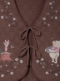 Disney Winnie the Pooh Floral Embroidered Women's Knit Vest - BoxLunch Exclusive