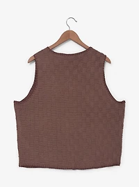 Disney Winnie the Pooh Floral Embroidered Women's Plus Knit Vest - BoxLunch Exclusive