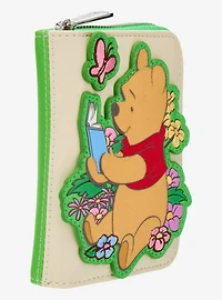 Loungefly Disney Winnie the Pooh Pooh Bear Reading Small Zip Wallet - BoxLunch Exclusive