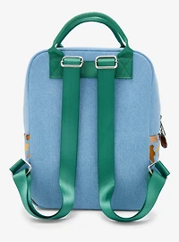 Loungefly Disney Brother Bear Embroidered Icons Denim Mini Backpack - BoxLunch Exclusive