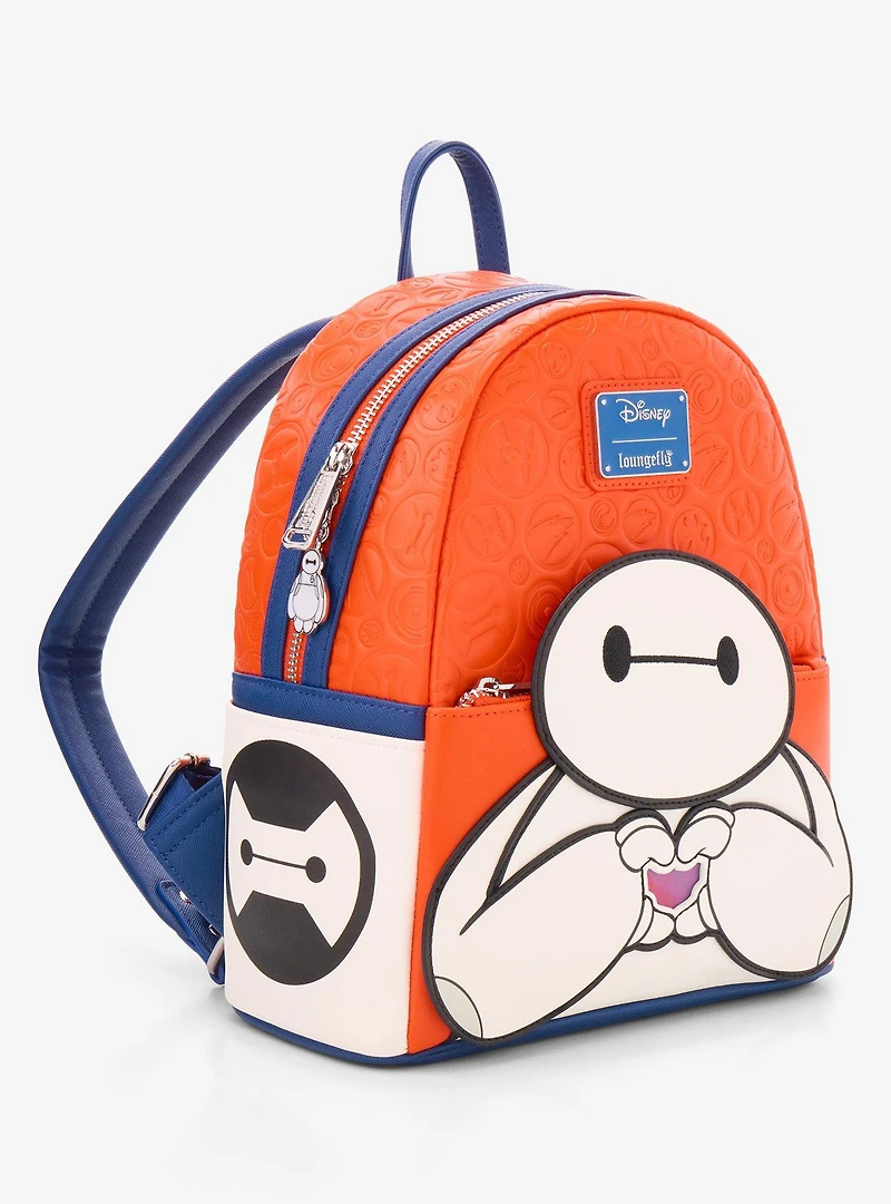 Loungefly Disney Big Hero 6 Baymax Lenticular Heart Hands Mini Backpack - BoxLunch Exclusive