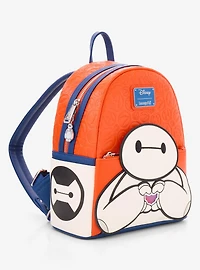 Loungefly Disney Big Hero 6 Baymax Lenticular Heart Hands Mini Backpack - BoxLunch Exclusive