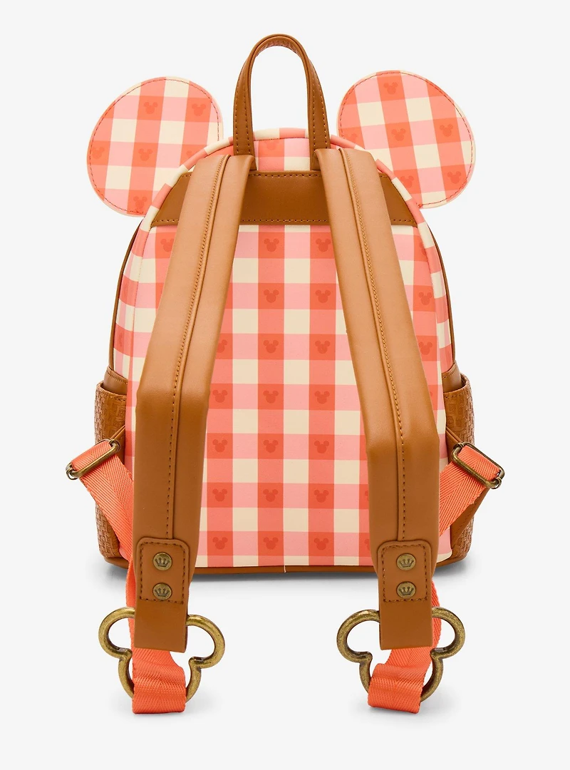 Loungefly Disney Mickey Mouse Picnic Ears Mini Backpack - BoxLunch Exclusive