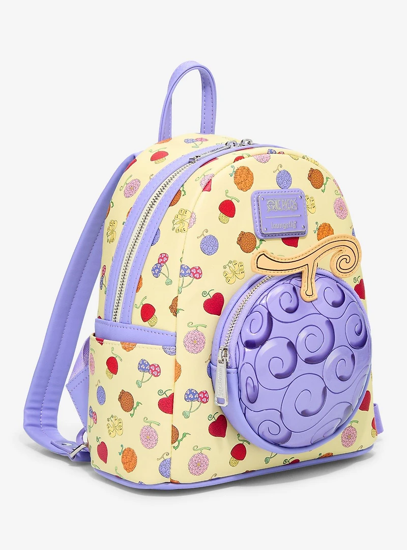 Loungefly One Piece Devil Fruit Allover Print Mini Backpack - BoxLunch Exclusive