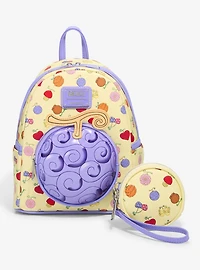 Loungefly One Piece Devil Fruit Allover Print Mini Backpack - BoxLunch Exclusive
